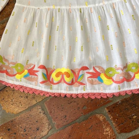 Ivy Jane boho peplum bell sleeve top szXS - Picture 7 of 9